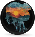 View Girl Forest Spare Tire Cover Dust-Proof Wheel Protector by Unknown
