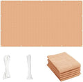 Cool Area Sun Shade Cloth with Grommets, Peach Fuzz by CoolArea
