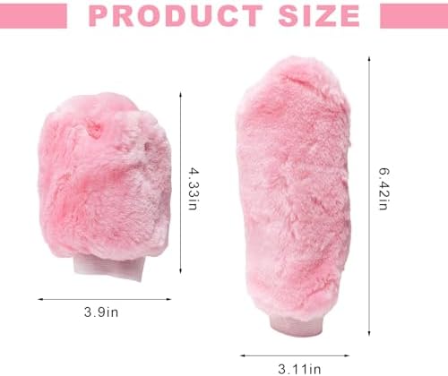 Sun Walker Fluffy Car Gear Shift Knob & Handbrake Cover, Furry Auto Hand Brake - Image 2