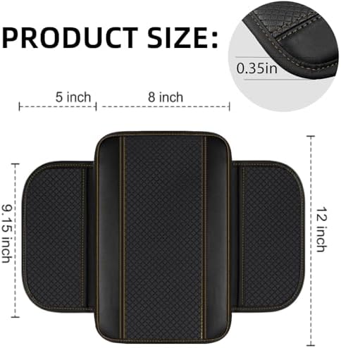 NBTEPEM 10 PCS Leather Car Seat Covers Front Seats Set, 14.5”-15'' Sporty - Image 6