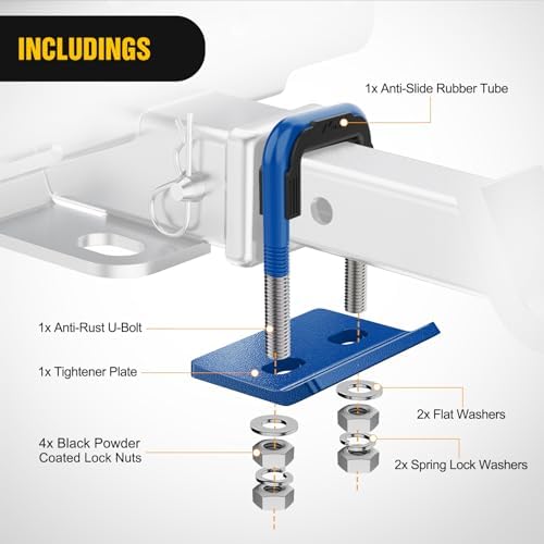 Nilight Trailer Hitch Tightener Anti-Rattle Blue - Image 4