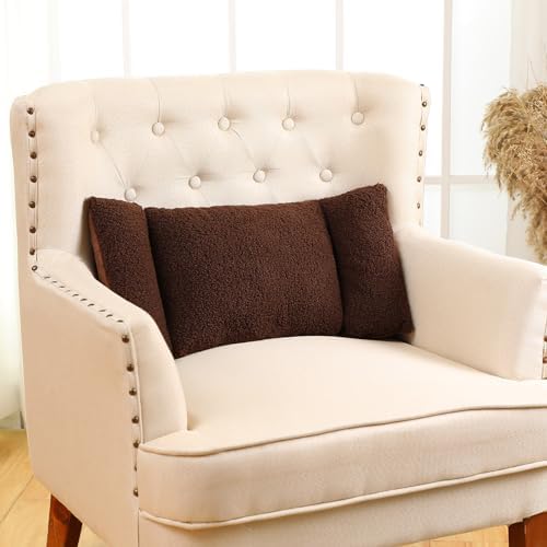 Queekay Fleece Lumbar Support Pillow 3 Section Back Pillow - Image 3