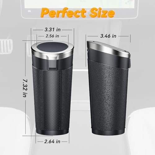 Car Trash Can with Lid, 2 Pack, 180 Trash Bags - Image 4