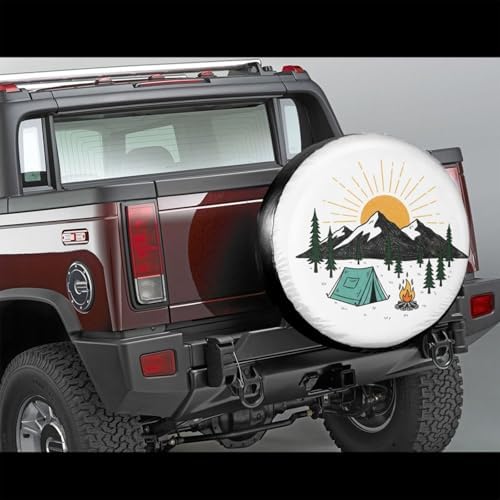 Mountain Camping Spare Tire Cover Wheel Protector Universal Fit - Image 3