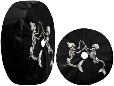 Cat Skeleton Spare Tire Cover - Image 3