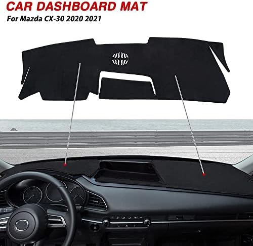 Autorder Dashboard Cover Mat for Mazda CX-30 2020-2023 Accessories Dash Cover - Image 3