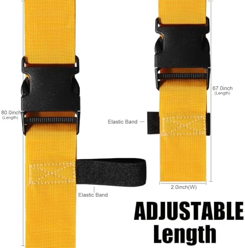 Luggage Straps for Suitcases TSA Approved-2 Pack Bright Personalized Luggage - Image 3