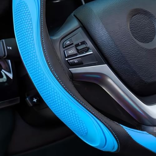 Osilly 15 Inch Artificial Leather Steering Wheel Cover - Image 6