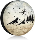 Nature Mountain Land Spare Tire Cover Compass Wheel Covers 15 Inch by Unknown