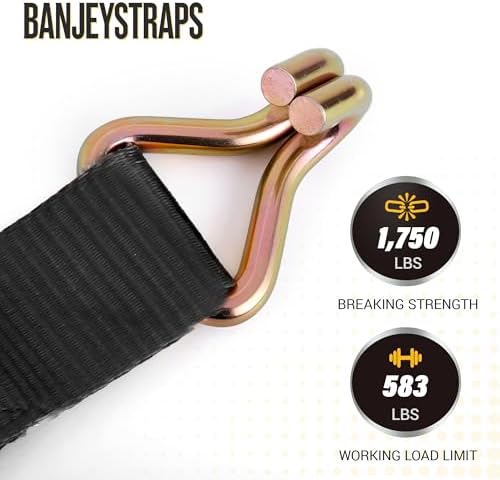 12FT Heavy Duty Ratchet Straps - Image 3