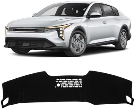 KUST Black Dash Cover for Kia K4 2025-2026 Left Hand Drving Dash Carpet by KUST
