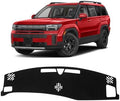 KUST Black Dash Cover for Hyundai Santa Fe 2024 2025 2026 Polyester Dashboard by KUST