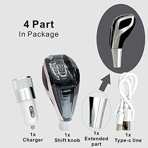 Crystal Shift knobs Touch Activated Ultra LED Light Illuminated Gear Shift Knob - Image 6