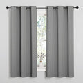 NICETOWN Silver Grey Blackout Curtains, 2 Panels, W42 x L48-inch by NICETOWN