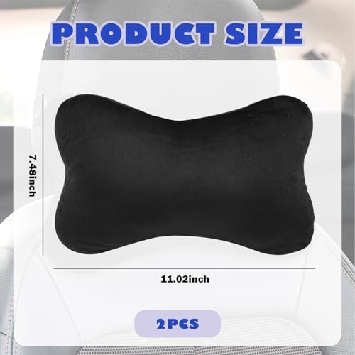 2PCS Car Headrest Pillow, Soft & Comfortable Car Neck Pillow - Image 2