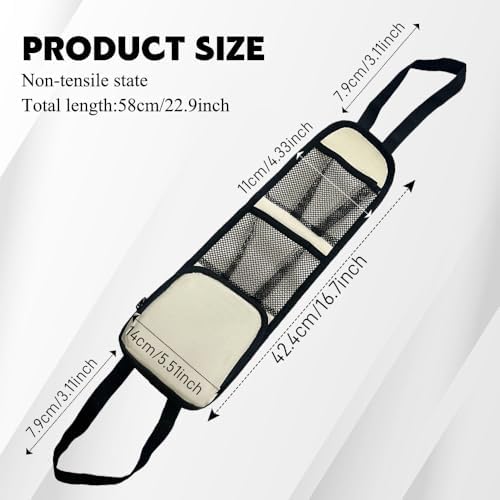 2PCS Car Seat Side Organizer, Seat Side Storage Pocket, Car Multi-Pockets - Image 2