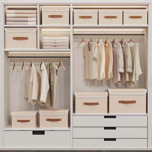 Yawinhe Collapsible Storage Boxes, 10.2x7.9x6.7in - Image 3