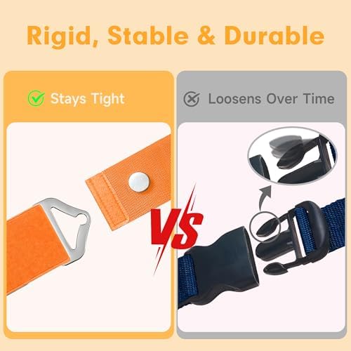 2-in-1 Travel Belt for Luggage Over Handle, Luggage Belt for Carry on Bag - Image 5