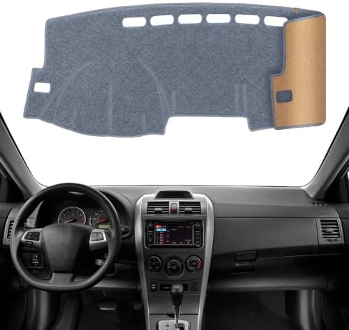 Dashboard Cover Dash Mat Fit for to-yota Corolla 2013-2009, Car Dash Board Mat by KEYOOG