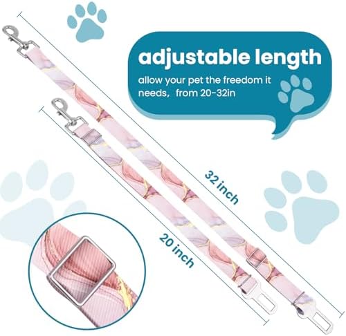 Adjustable pet cat and Dog car seat Belt，The Lanyard is Flexible and Adjustable - Image 2