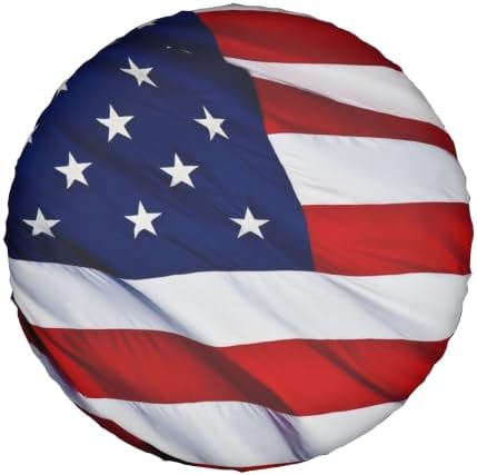 American Flag Spare Tire Cover, Universal Waterproof & Dustproof Wheel - Image 2