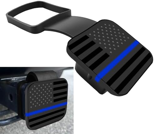 2 Inch Trailer Hitch Cover, Tow Hitch Covers, American Flag Tow Receiver Tube by Unknown
