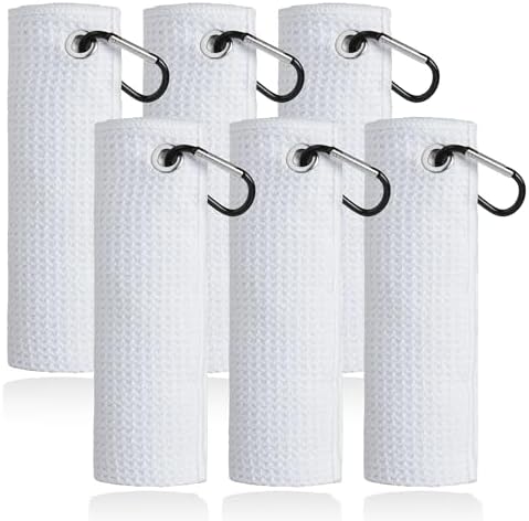 Mile High Life Microfiber Golf Towel 6 Pack Waffle by MileHighLife