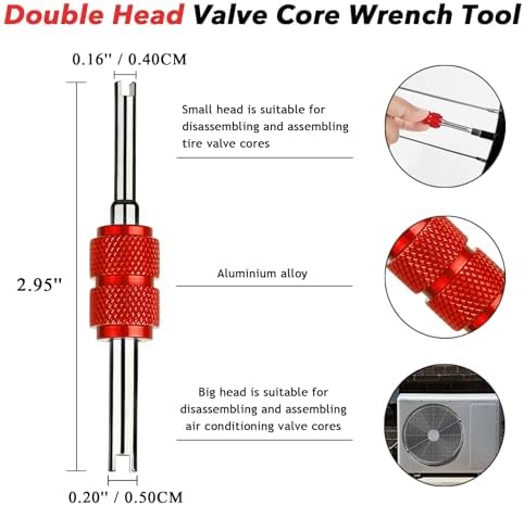 R134A R12 A/C HVAC Air Conditioner Schrader Valve Stem Core Remover - Image 6