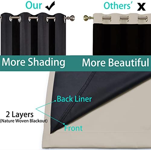 Yakamok Natural Blackout Curtains 96 Inches Long - Image 5
