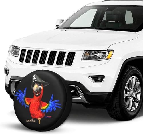 Parrot Pirate Spare Tire Cover Waterproof Sun Protection Fit 15 Inches - Image 6