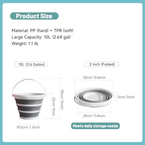 Collapsible Water Bucket – Portable, Outdoor Activities - Image 2