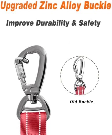 AUBELL Tactical Dog Leash Heavy Duty, 4-6ft No Pull Bungee Leash - Image 2
