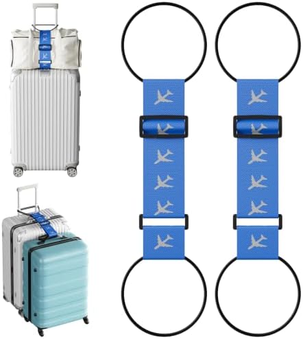 2 Pcs Luggage Connector Straps Bungee by Unknown