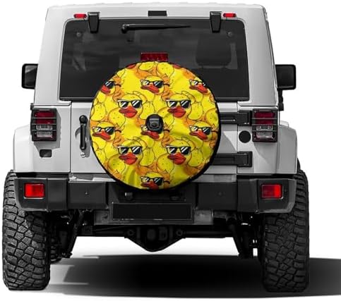 Funny Ducks Spare Tire Cover by Foruidea