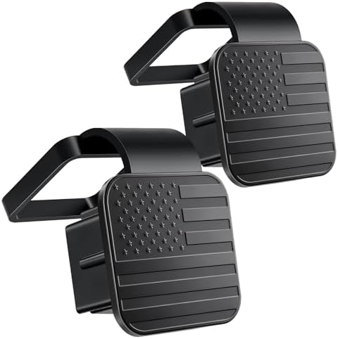 SINGARO 2 Inch Universal Flag Tow Hitch Covers, Trailer Hitch Cover Tube Plug by SINGARO