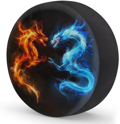 Dragon Spare Tire Cover Waterproof Dust-Proof Spare Wheel Covers - Image 2