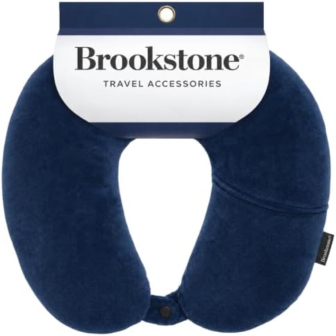 Brookstone Microbead Neck Pillow Soft Travel Pillow by Unknown