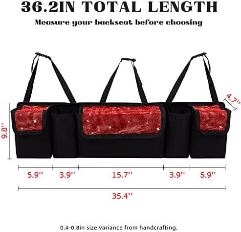 eing Car Trunk Organizer and Storage, Backseat Hanging Organizer - Image 6