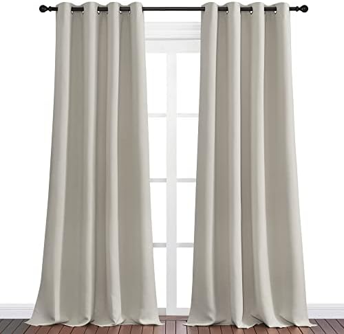NICETOWN Natural Room Darkening Curtains - Image 2