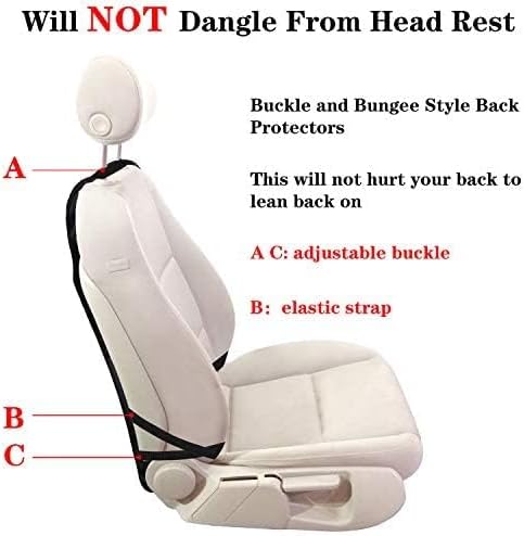 Meolsaek Kick Mats Back Seat Protector, Waterproof Oxford Seat Back Protector - Image 5