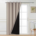 Yakamok Natural 100% Blackout Patio Door Curtain Panels W70 x L84, 1 Panel by Yakamok