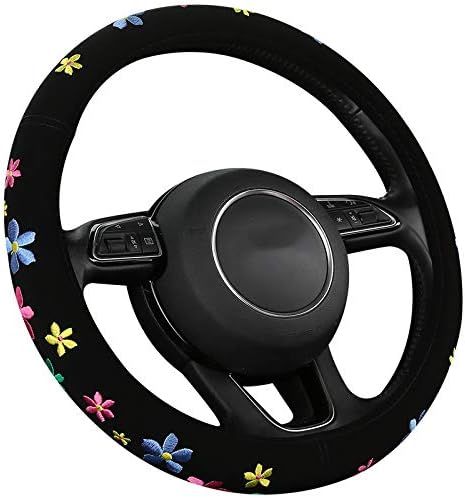 Embroidery Cute Steering Wheel Cover - Image 2