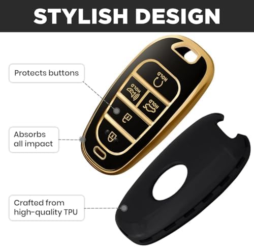 Lucrum Compatible with Hyundai Key Fob Cover & Keychain - Image 5