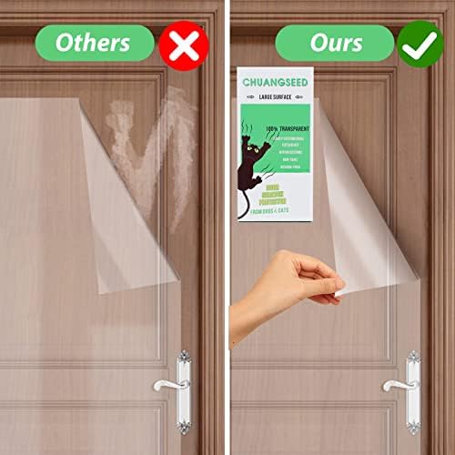Door Protector from Dog Scratching 200" x 8.2" Cat Scratch Door Frame Single - Image 3