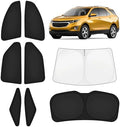 KUST Car Window Shades for Chevy Equinox 2018-2024 Windshield Sun Shade Side by KUST