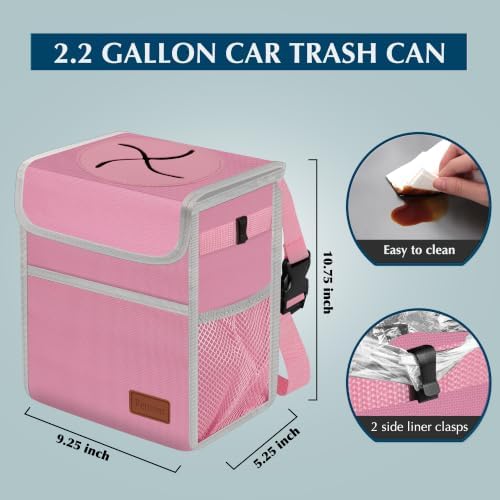 Femuar Leak Proof Car Trash Can - Image 2