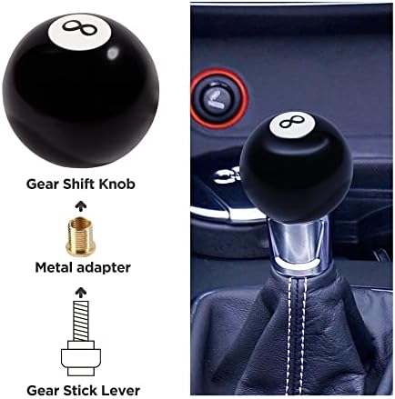 Shift Knob Manual Gear, Round Shift Knob Acrylic Gear, 4 5 6 Speed Universal - Image 5