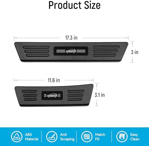 ZZEQYG 4 Pcs Door Sill Protector - Image 3