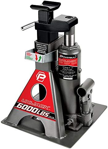 Powerbuilt 3 Ton, Bottle Jack and Jack Stands in One, 6000 Pound Capacity by PowerbuiltTools