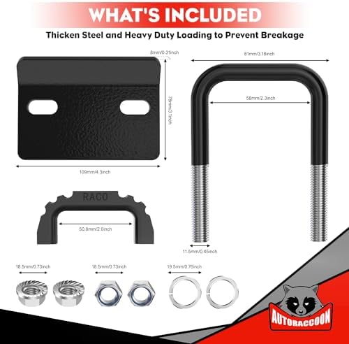 AUTORACCOON Hitch Tightener Anti-Rattle Clamp - Image 6